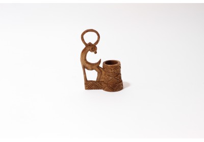 Suport scobitori sculptat cerb
